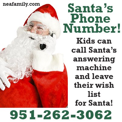 Your Kids Can Call Santa s Phone and Leave a Message neafamily